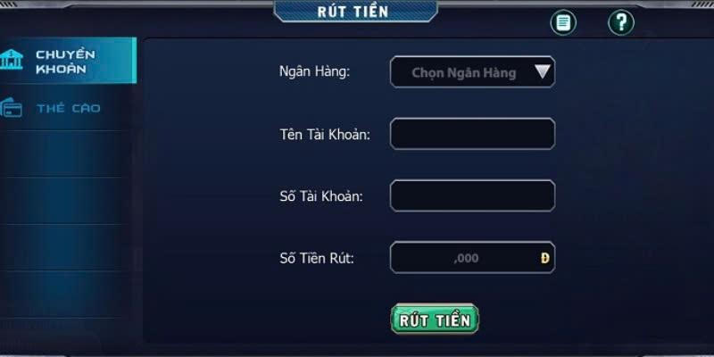 B52 Club hỗ trợ nạp tiền qua ngân hàng